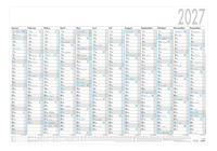 Plakatkalender 12 Mon 5 Stk. gerollt 2027
