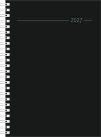 Wochenplaner Balacron schwarz A5 Ringbuch 2027