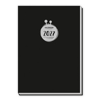 TRÖTSCH - Taschenkalender A7 Schwarz 2027