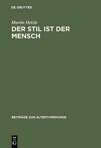 Der Stil ist der Mensch