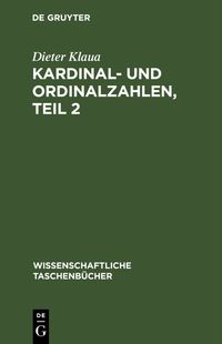 Kardinal- und Ordinalzahlen, Teil 2