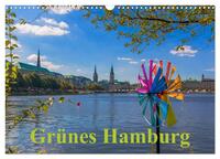 Grünes Hamburg (Wandkalender 2026 DIN A3 quer), CALVENDO Monatskalender
