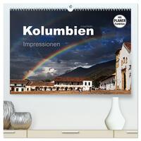 Kolumbien Impressionen (hochwertiger Premium Wandkalender 2026 DIN A2 quer), Kunstdruck in Hochglanz