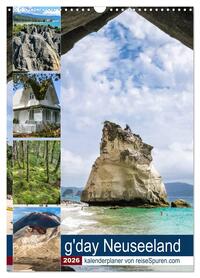 Kalenderplaner g'day Neuseeland 2026 (Wandkalender 2026 DIN A3 hoch), CALVENDO Monatskalender