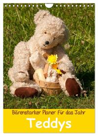 Bärenstarker Planer für das Jahr – Teddys (Wandkalender 2026 DIN A4 hoch), CALVENDO Monatskalender
