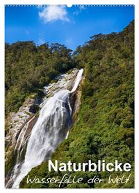 Naturblicke - Wasserfälle der Welt (Wandkalender 2026 DIN A2 hoch), CALVENDO Monatskalender