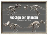 Knochen der Giganten - Dinosaurier im Porträt (Wandkalender 2026 DIN A4 quer), CALVENDO Monatskalender