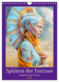Sphären der Fantasie - Wunderreiche Welten (Wandkalender 2026 DIN A4 hoch), CALVENDO Monatskalender