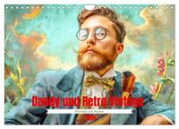 Dandy und Retro Vintage - Portraits mit Humor (Wandkalender 2026 DIN A4 quer), CALVENDO Monatskalender