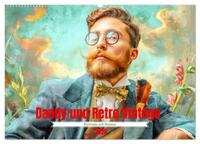 Dandy und Retro Vintage - Portraits mit Humor (Wandkalender 2026 DIN A2 quer), CALVENDO Monatskalender