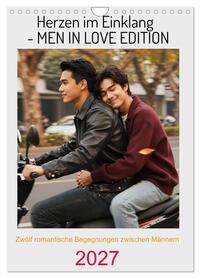 Herzen im Einklang - MEN IN LOVE EDITION (Wandkalender 2027 DIN A4 hoch), CALVENDO Monatskalender