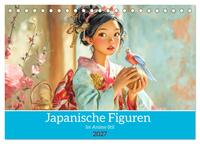Japanische Figuren - Im Anime-Stil (Tischkalender 2027 DIN A5 quer), CALVENDO Monatskalender