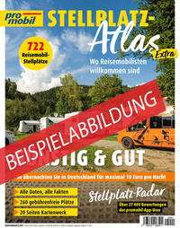 promobil Stellplatz-Atlas 01/2026 Deutschlands schöner Süden