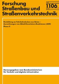 Rissbildung an Fahrbahndecken aus Beton